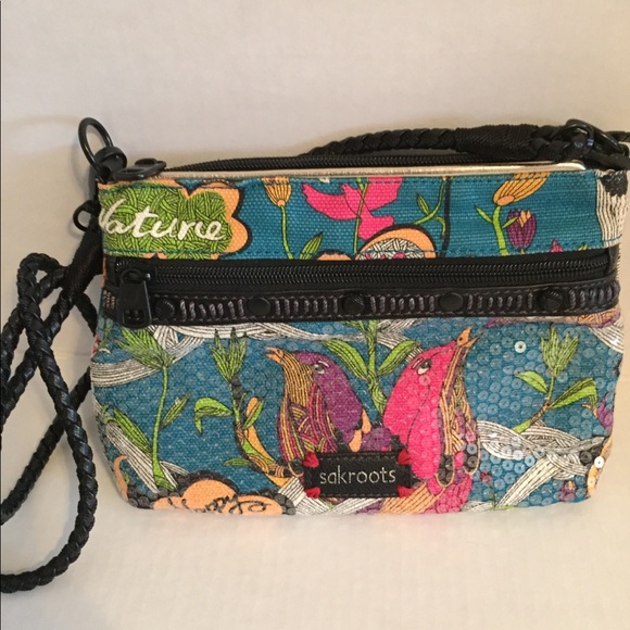 Sakroots Handbags - Sakroots Peace and Nature Crossbody Handbag